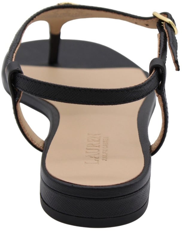 Ralph Lauren Teenslipper Black Zwart