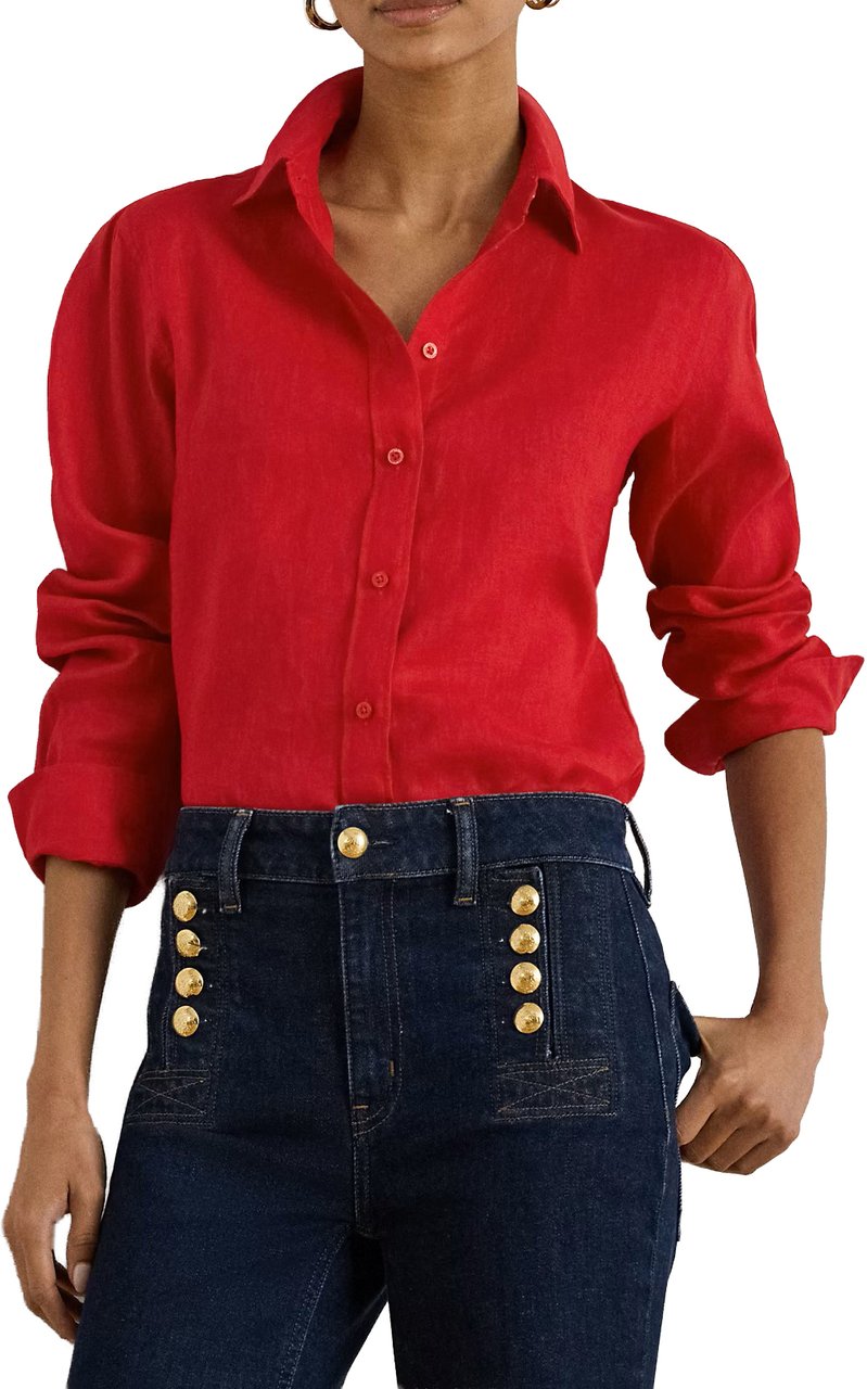Ralph Lauren Shirts Beige Rood