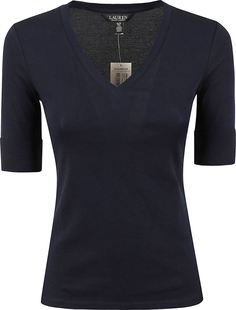Ralph Lauren LAUREN JUDY-ELBOW SLEEVE KNIT TOP Lichtblauw