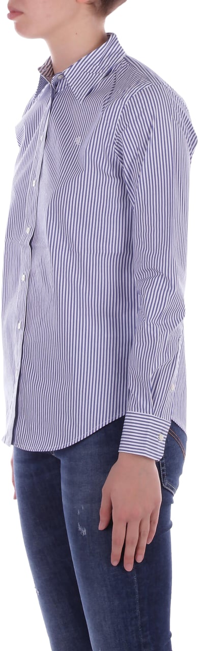 Ralph Lauren Shirts Blu White Blauw