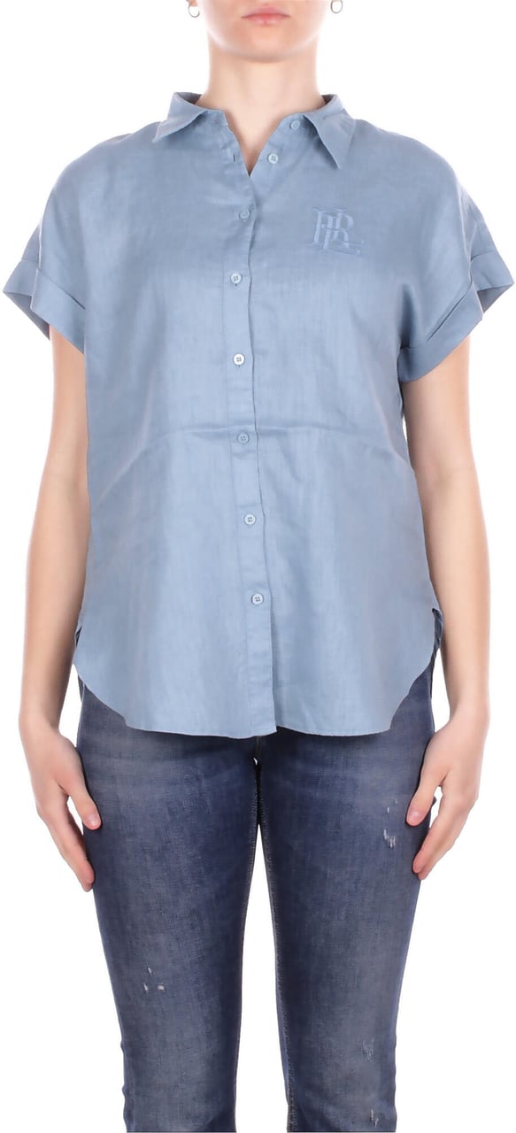 Ralph Lauren Shirts Blue Lichtblauw