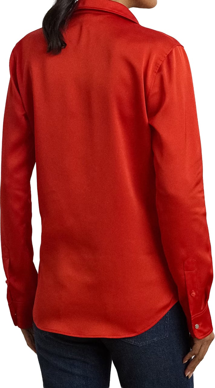 Ralph Lauren Shirts Bright Vermilion Rood