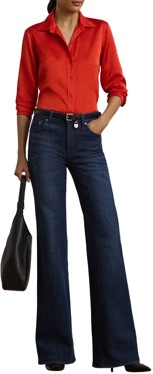 Ralph Lauren Shirts Bright Vermilion Rood