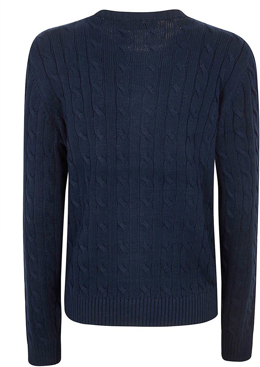 Ralph Lauren LAUREN RALHAN-LONG SLEEVE-CARDIGAN Lichtblauw