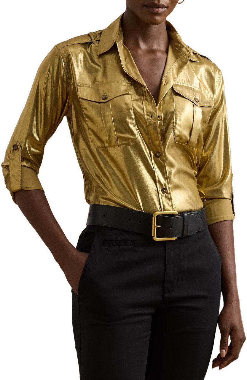 Ralph Lauren Shirts New Tangold Foil Goud