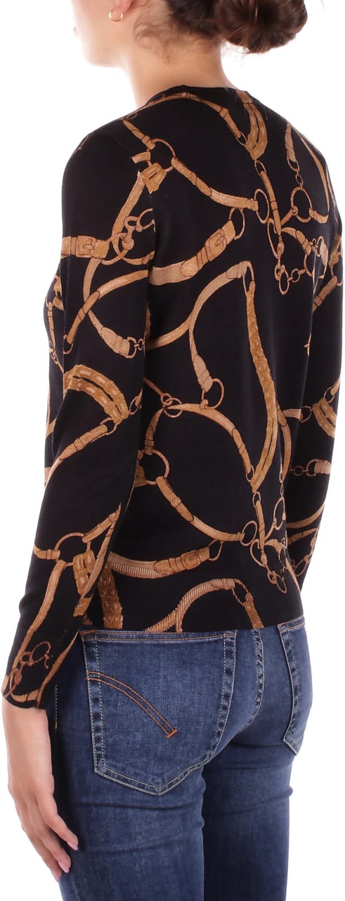 Ralph Lauren Sweaters Black Tan Zwart
