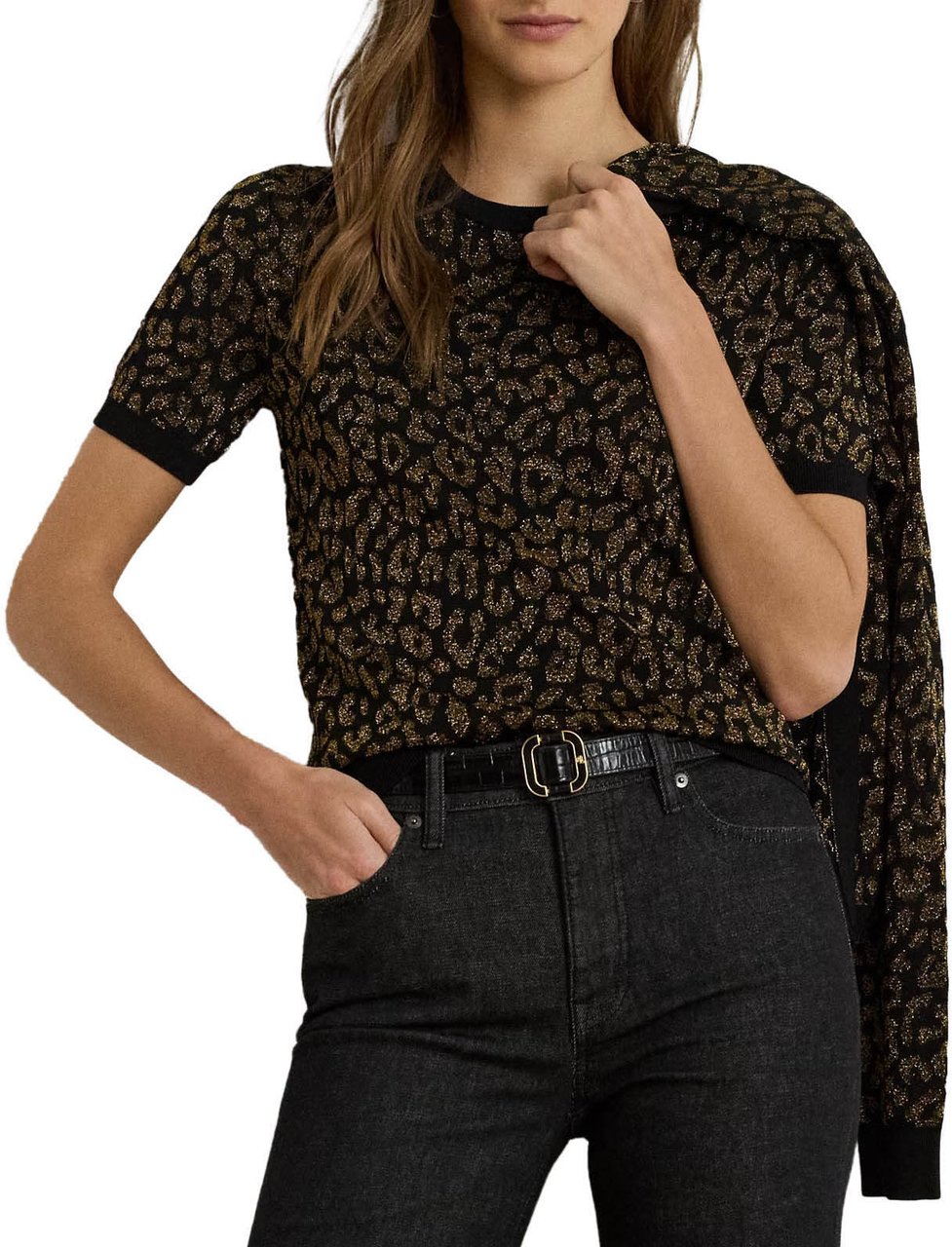 Ralph Lauren Sweaters Blackrelic Gold Metallic Metallic