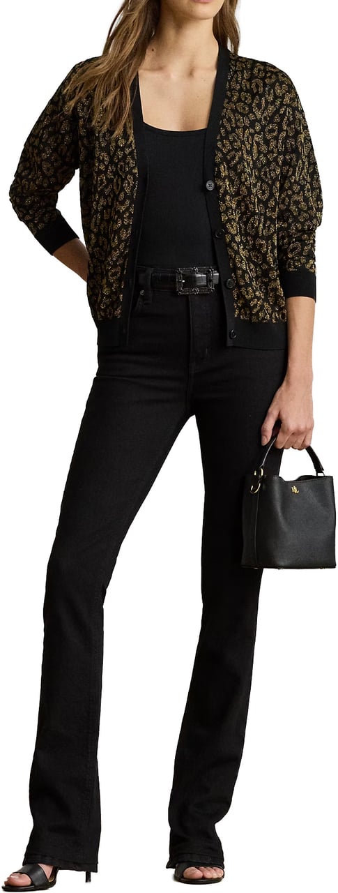 Ralph Lauren Sweaters Black/Relic Gold Metallic Divers