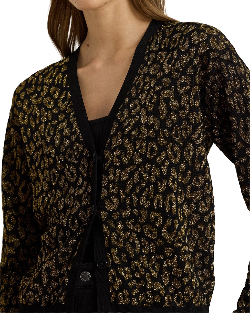 Ralph Lauren Sweaters Black/Relic Gold Metallic Divers