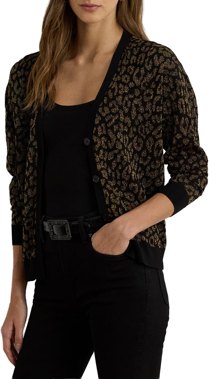 Ralph Lauren Sweaters Black/Relic Gold Metallic Divers