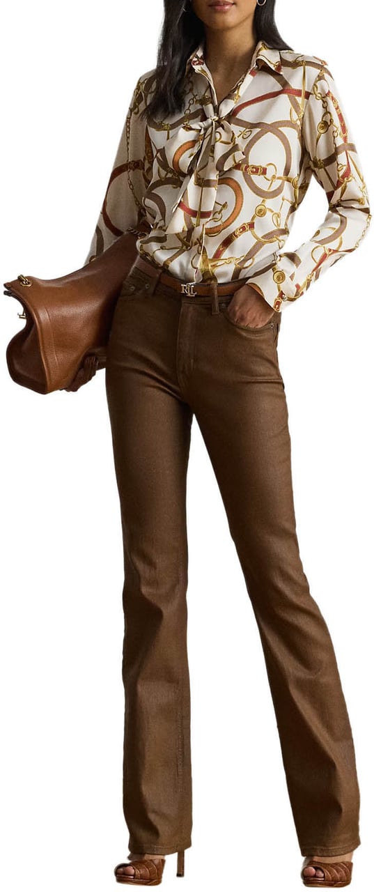 Ralph Lauren Shirts Cream Multi Divers