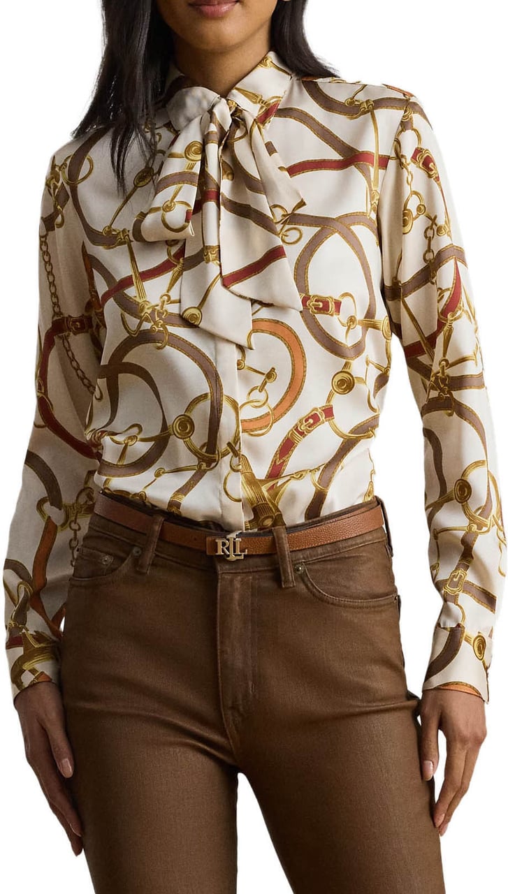 Ralph Lauren Shirts Cream Multi Divers