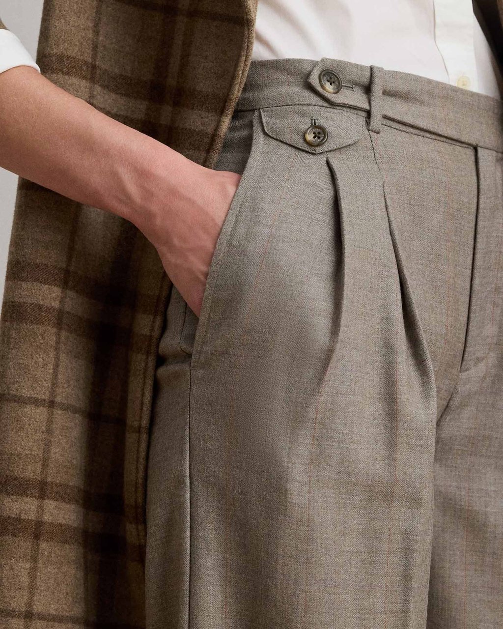 Ralph Lauren Rtw Taupe/Grey Multi Taupe