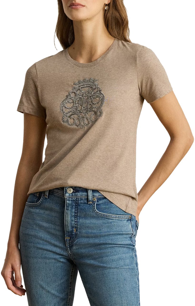 Ralph Lauren T-Shirts And Polos Adirondack Heather Grijs