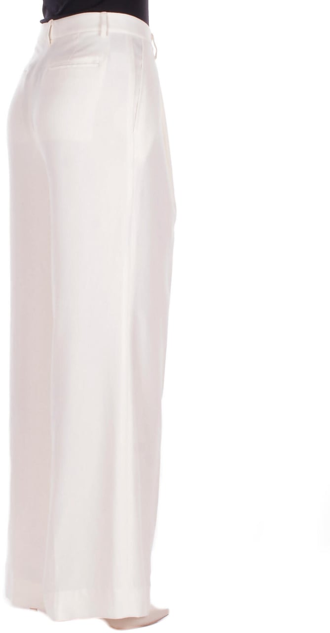 Ralph Lauren Trousers Crema Wit
