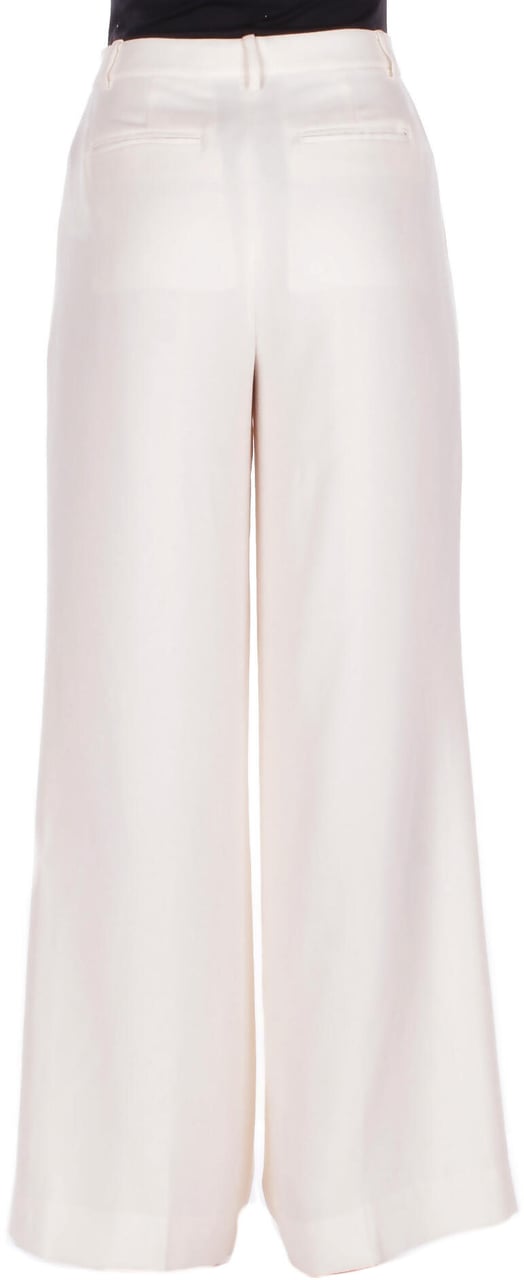 Ralph Lauren Trousers Crema Wit