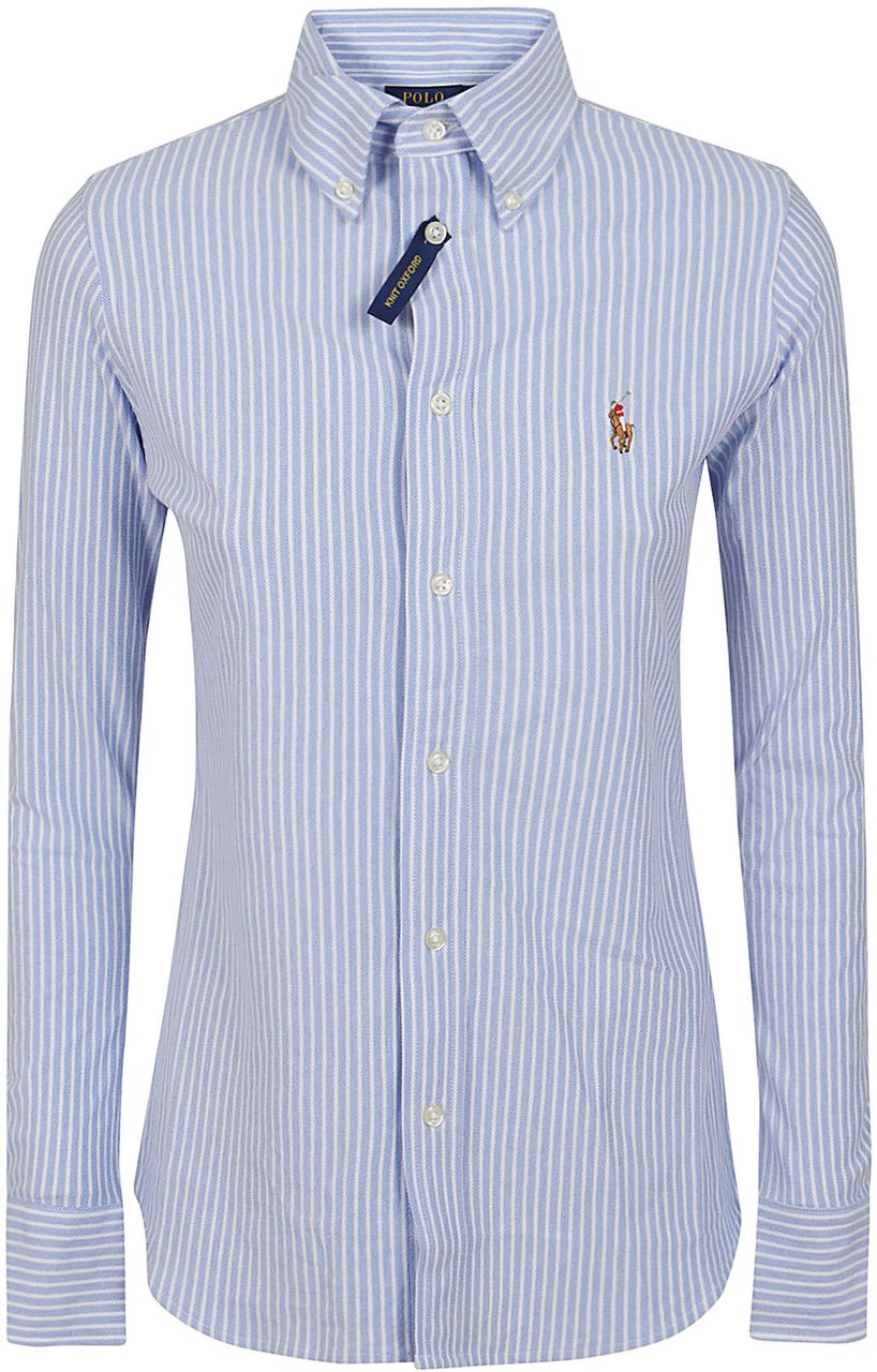 Ralph Lauren POLO RALPH LAUREN LS STR HEIDI-LONG SLEEVE-KNIT Lichtblauw