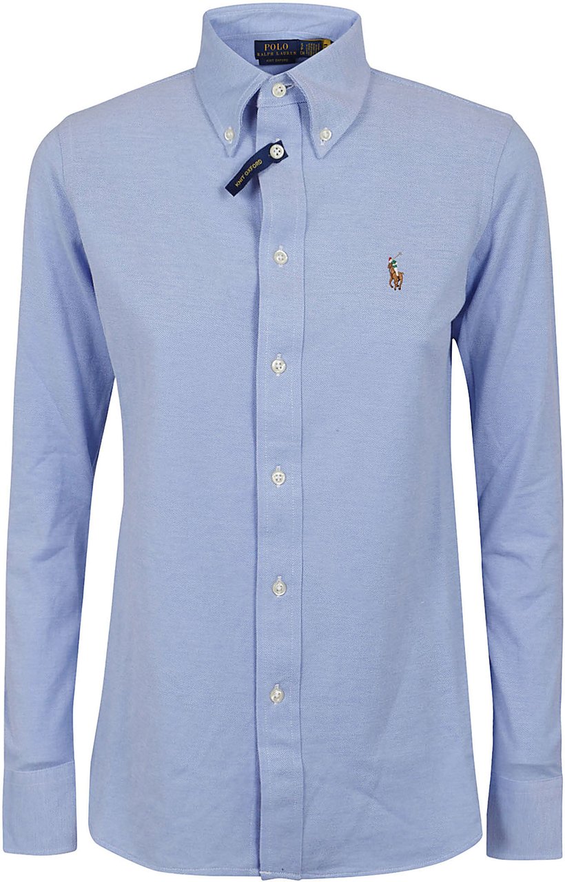 Ralph Lauren POLO RALPH LAUREN LS HEIDI-SKINNY-LONG SLEEVE-KNIT Lichtblauw