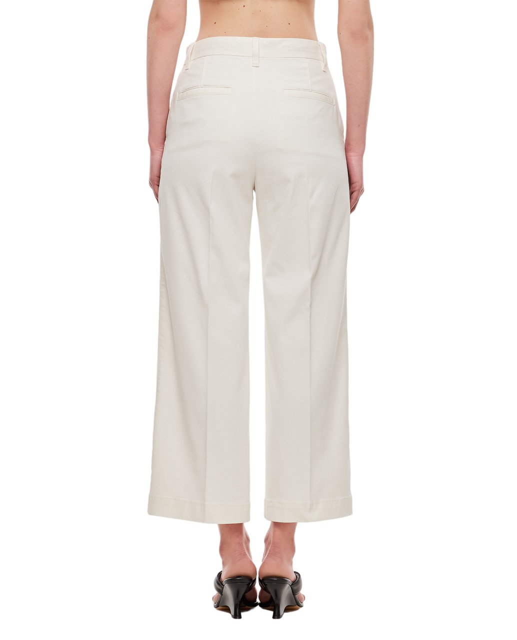 Ralph Lauren High-Waisted Wide-Leg Chinos with Minimalist Design Wit