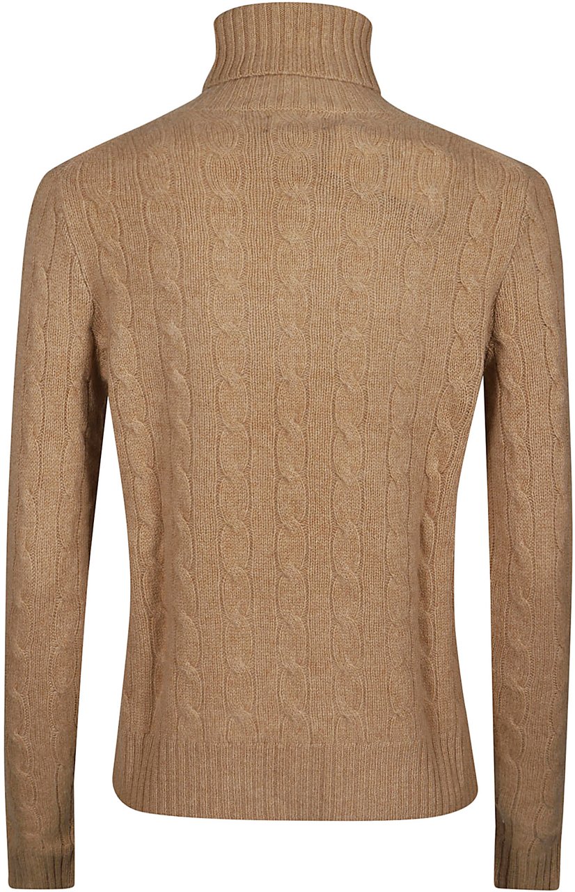 Ralph Lauren Long Sleeve Turtle Neck Sweater Brown Bruin