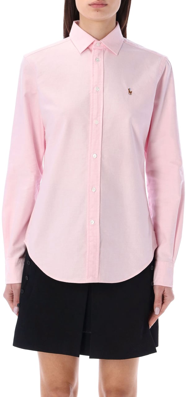 Ralph Lauren Charlotte Classic Oxford Shirt Bath Pink Roze
