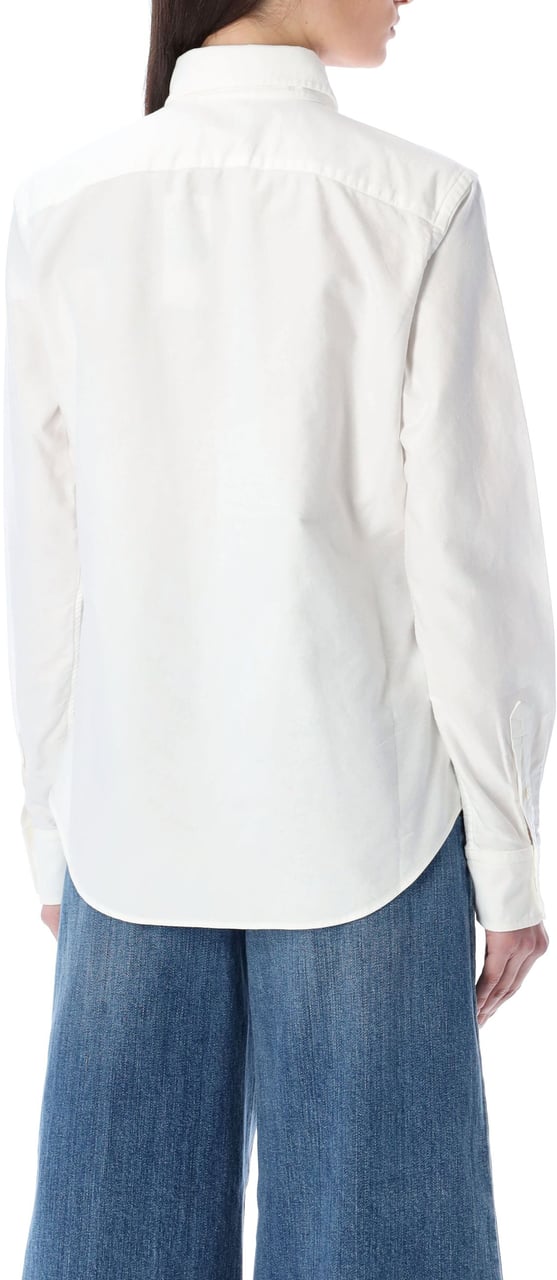 Ralph Lauren Classic Oxford Shirt Bianco Wit