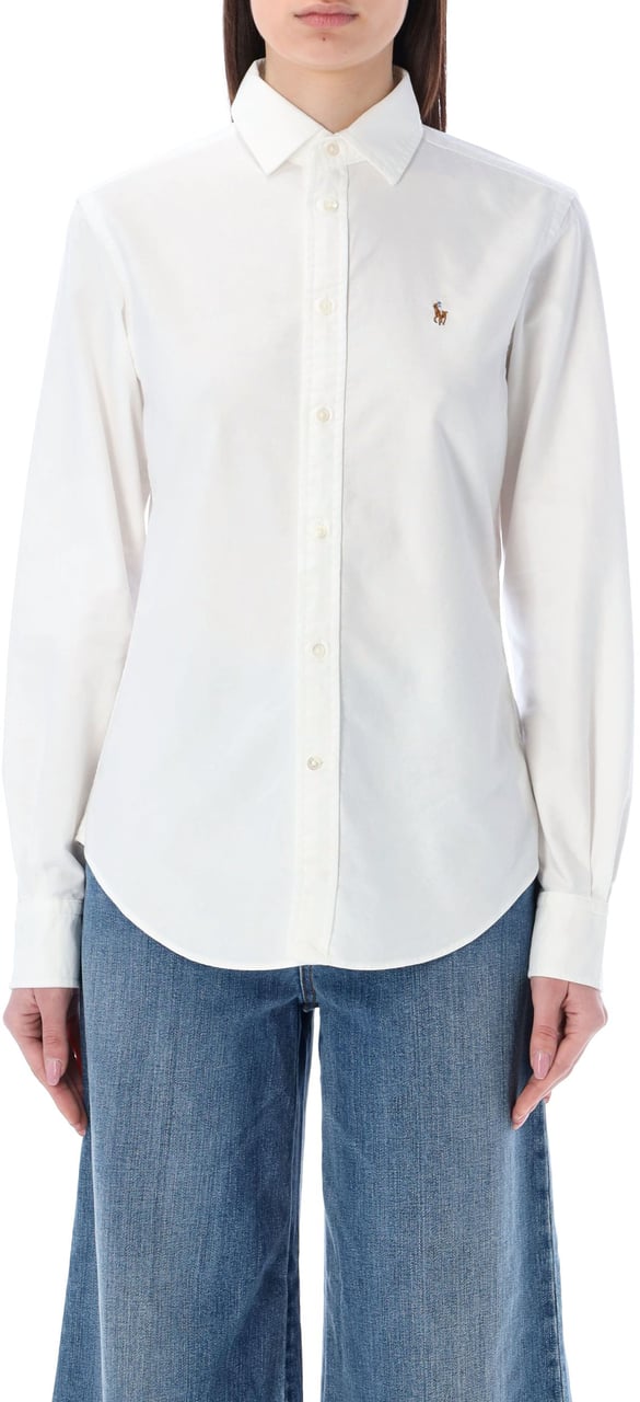 Ralph Lauren Classic Oxford Shirt Bianco Wit