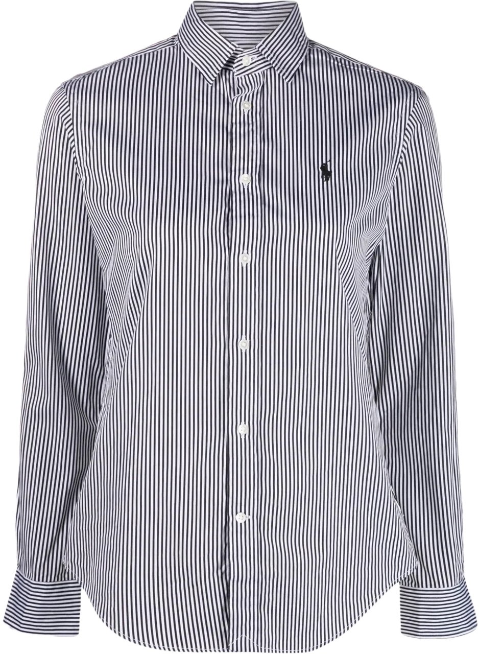 Ralph Lauren Charlotte Striped Oxford Shirt Divers