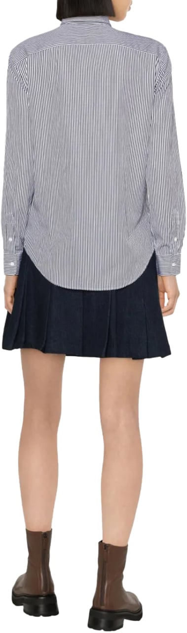 Ralph Lauren Charlotte Striped Oxford Shirt Divers