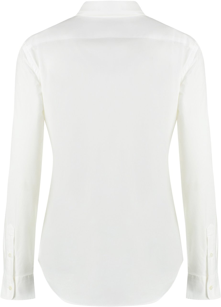 Ralph Lauren Stretch cotton shirt Grijs