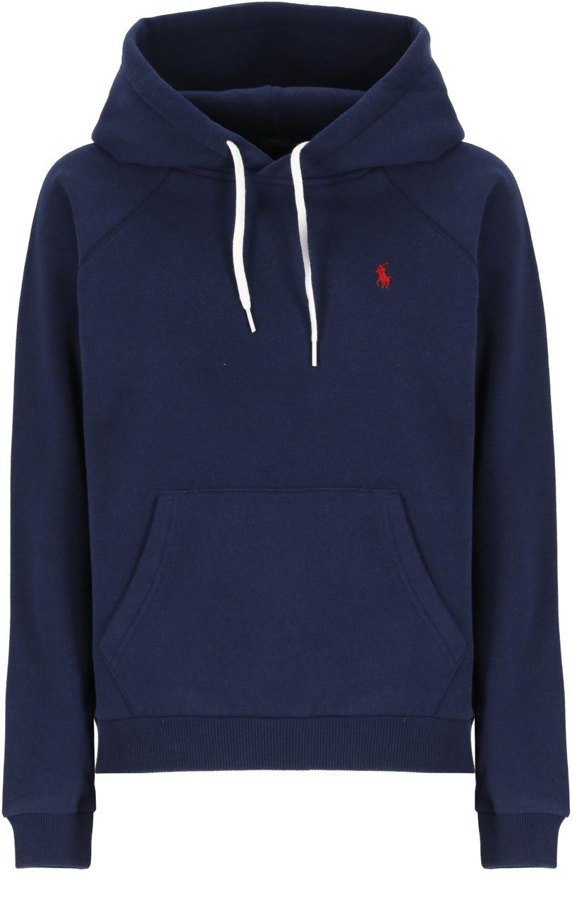 Ralph Lauren Hoodie with logo embroidery Blauw