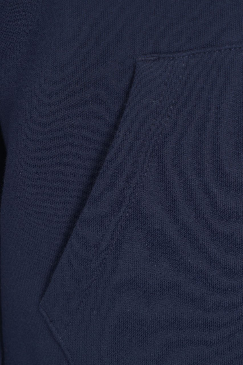 Ralph Lauren Hoodie with logo embroidery Blauw