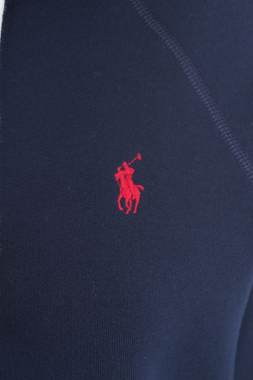 Ralph Lauren Hoodie with logo embroidery Blauw