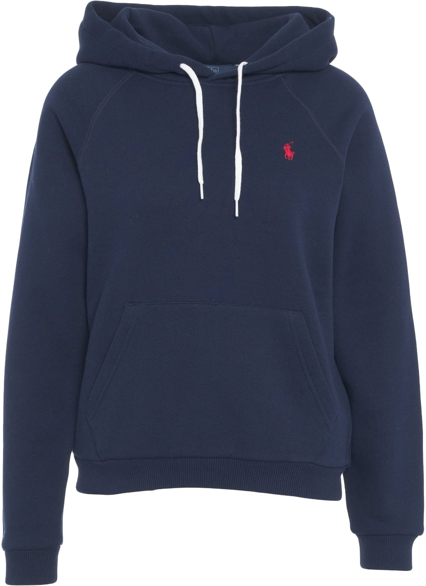 Ralph Lauren Hoodie with logo embroidery Blauw