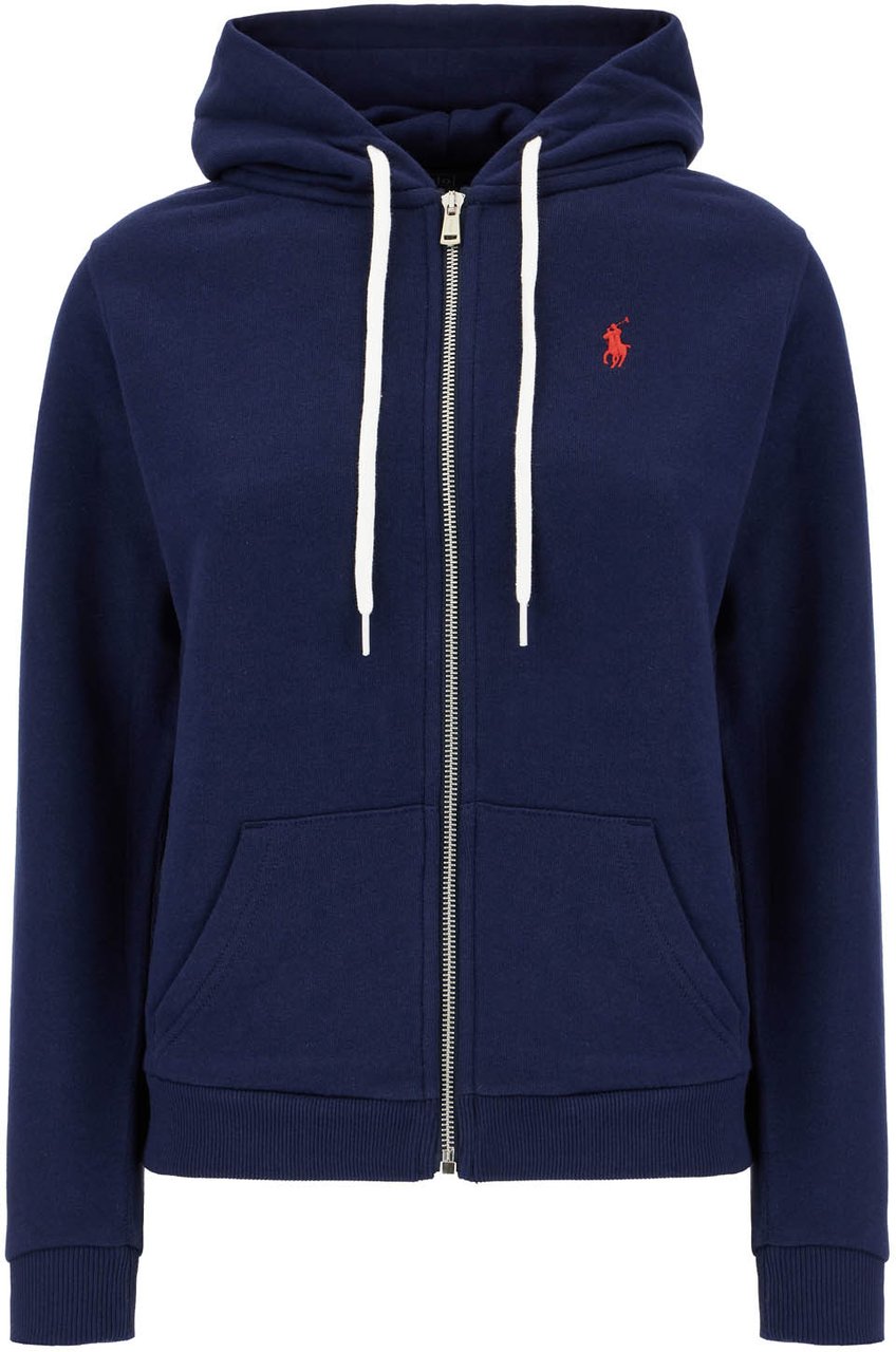 Ralph Lauren Ralph Lauren Navy blue cotton blend sweatshirt Blauw