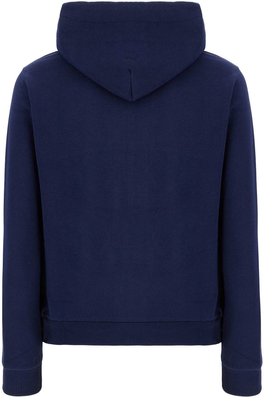 Ralph Lauren Ralph Lauren Navy blue cotton blend sweatshirt Blauw