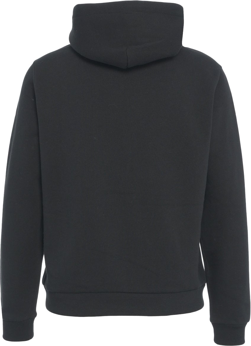 Ralph Lauren Zip hoodie with logo embroidery Zwart