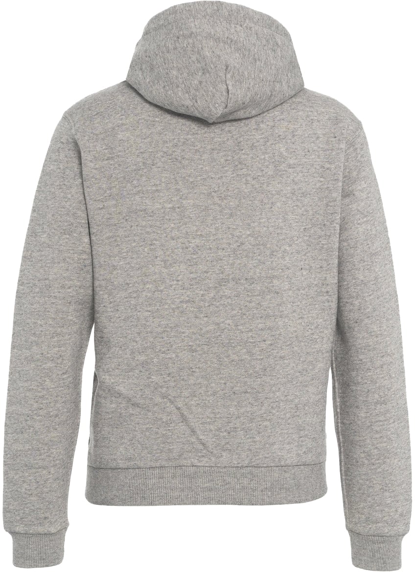 Ralph Lauren Zip hoodie with logo embroidery Beige