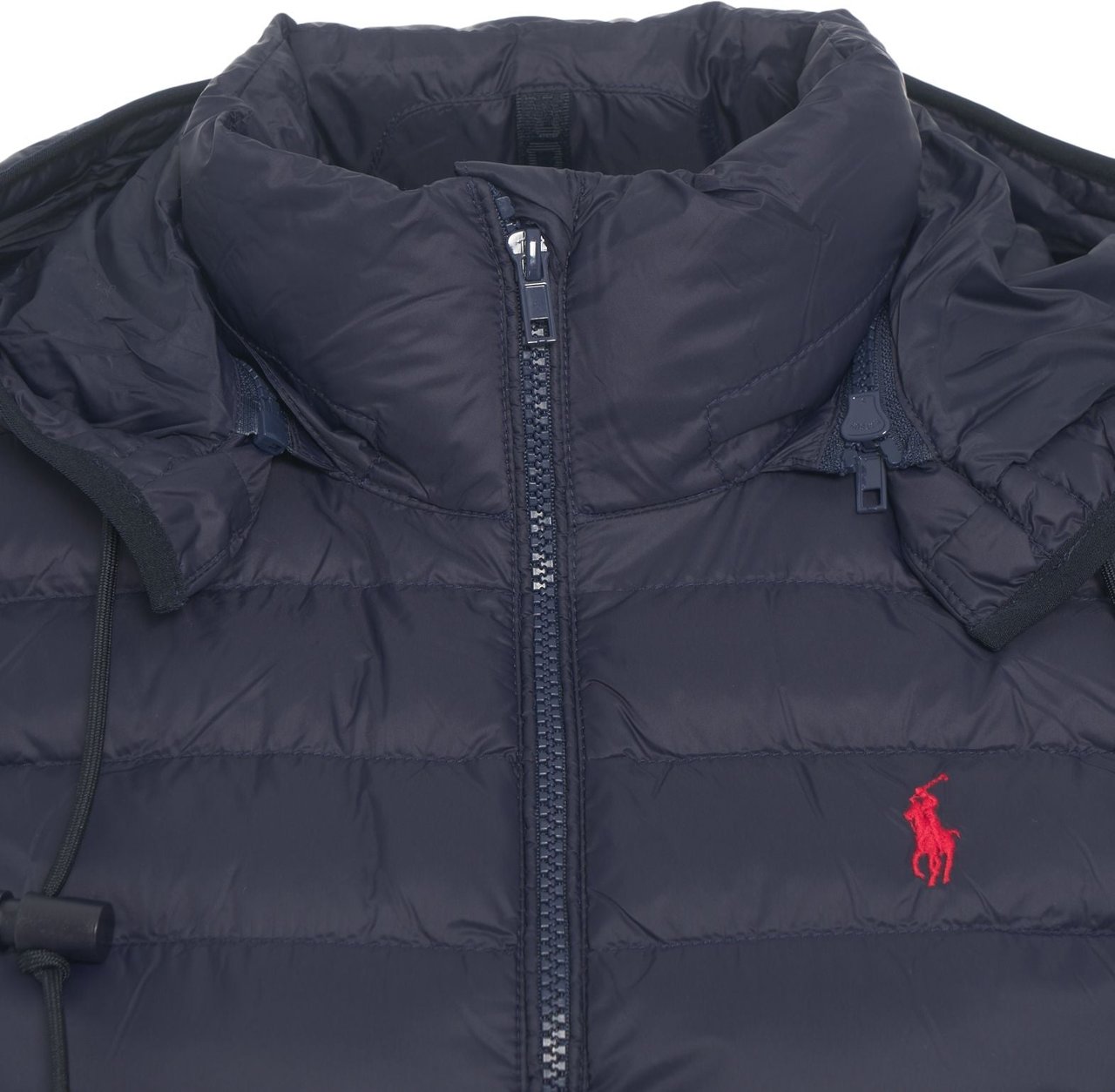 Ralph Lauren Quilted vest with hood Blauw