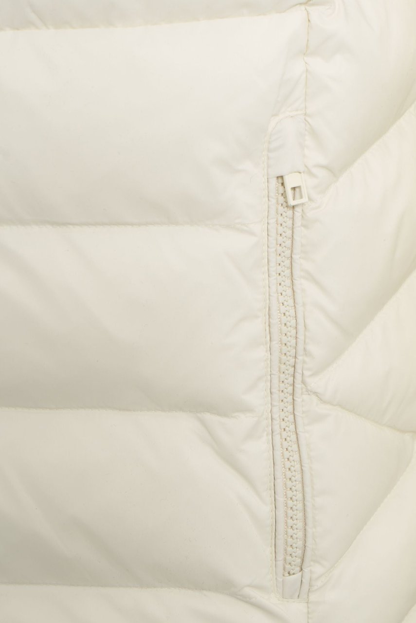 Ralph Lauren Quilted vest with hood Wit