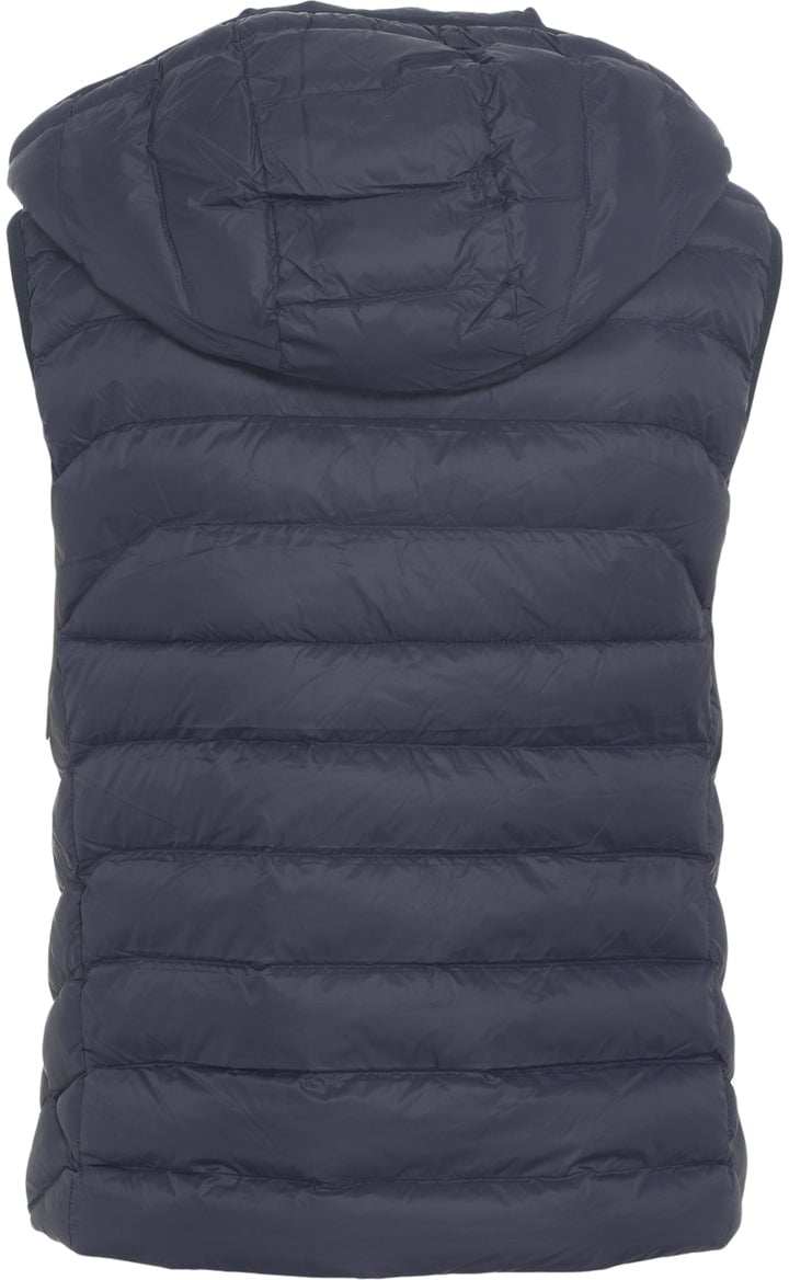 Ralph Lauren Quilted vest with hood Blauw