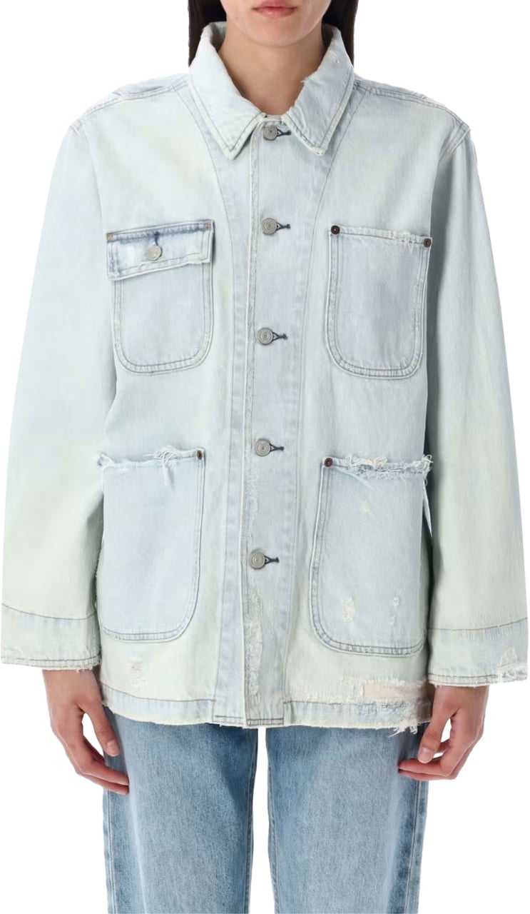 Ralph Lauren Motta Wash Workwear Denim Jacket Blauw