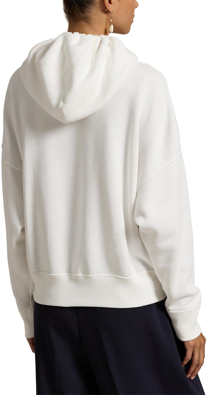 Ralph Lauren Polo Bear fleece hoodie Wit