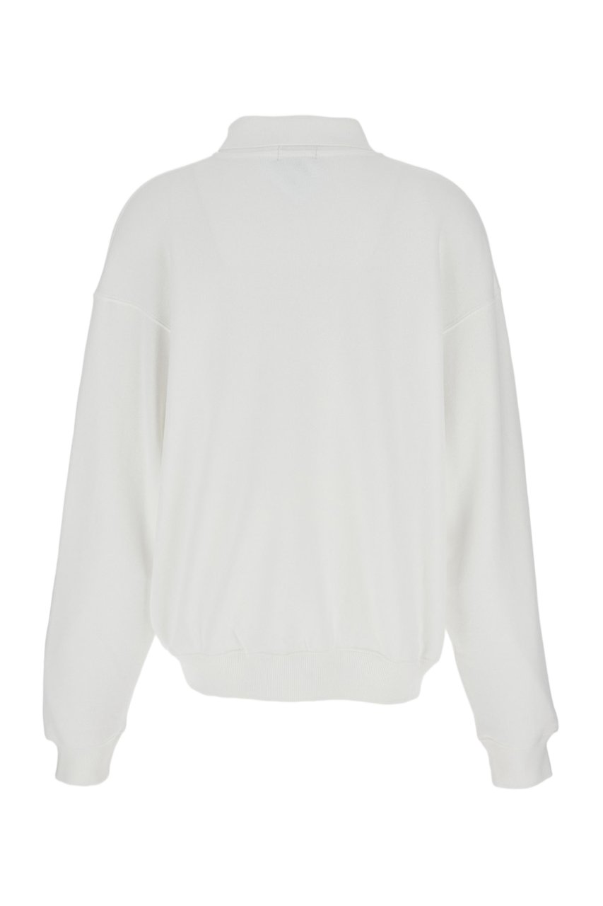 Ralph Lauren White Relaxed Fit Polo Sweater Wit