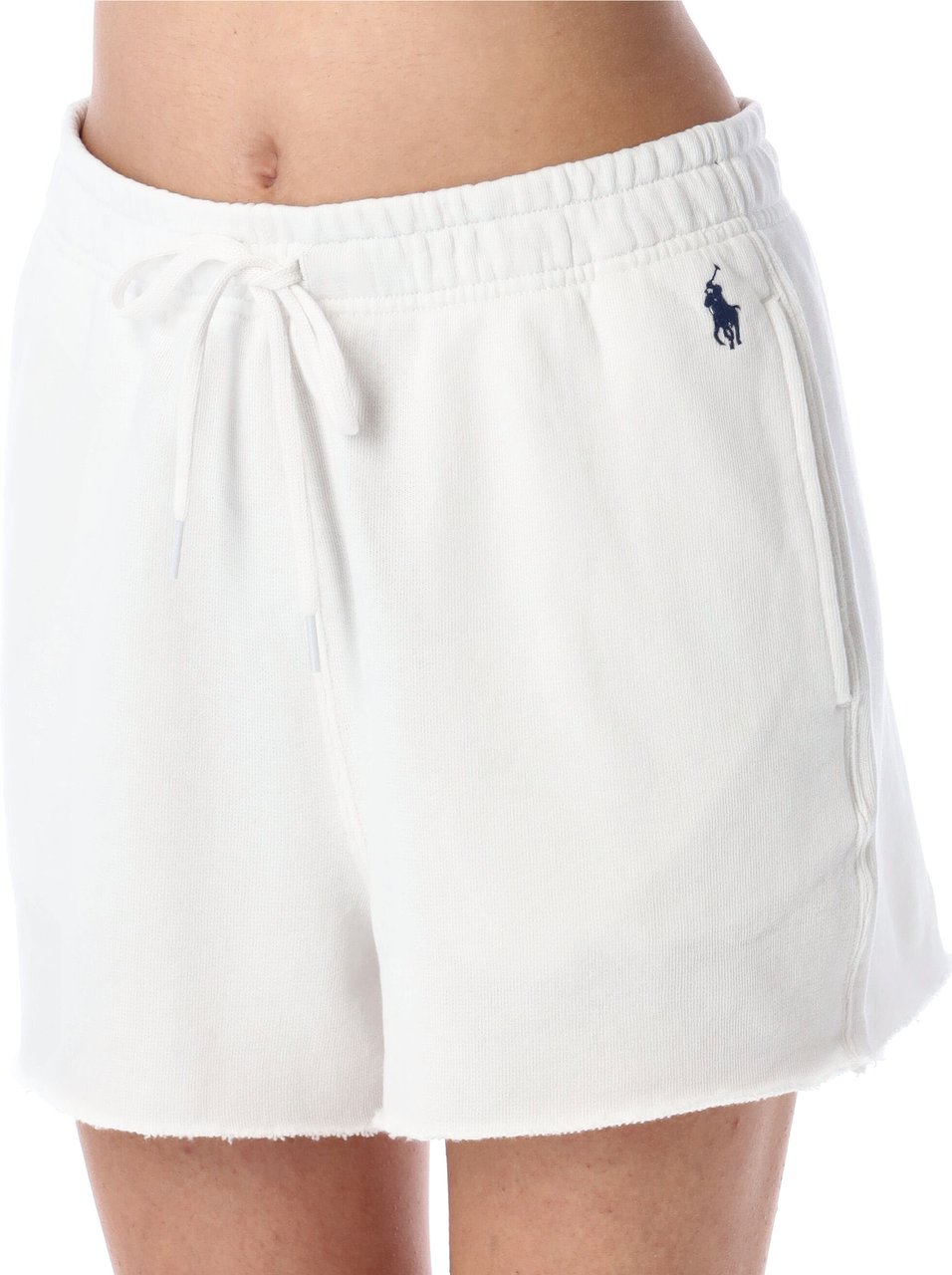 Ralph Lauren Short Fleece Bianco Wit