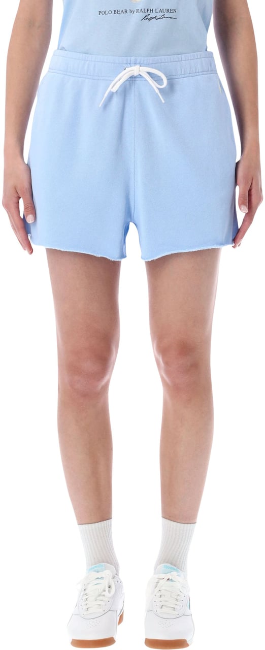 Ralph Lauren Short Fleece Blue Lichtblauw