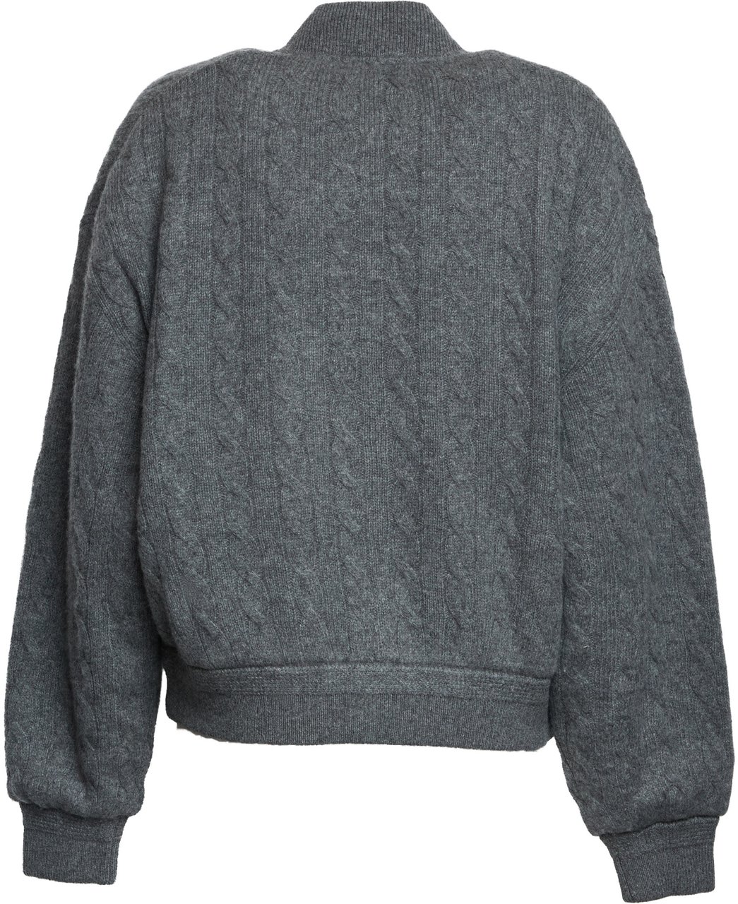 Ralph Lauren Bomber In Lana, Cashmere A Trecce Groen