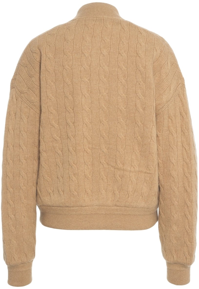 Ralph Lauren Cable knit bomber Beige