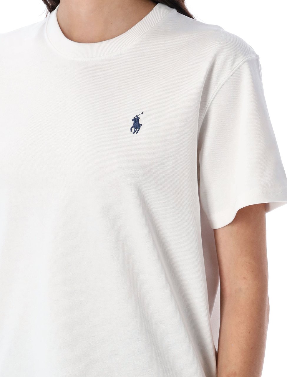 Ralph Lauren Tshirt Ss Bianco Wit