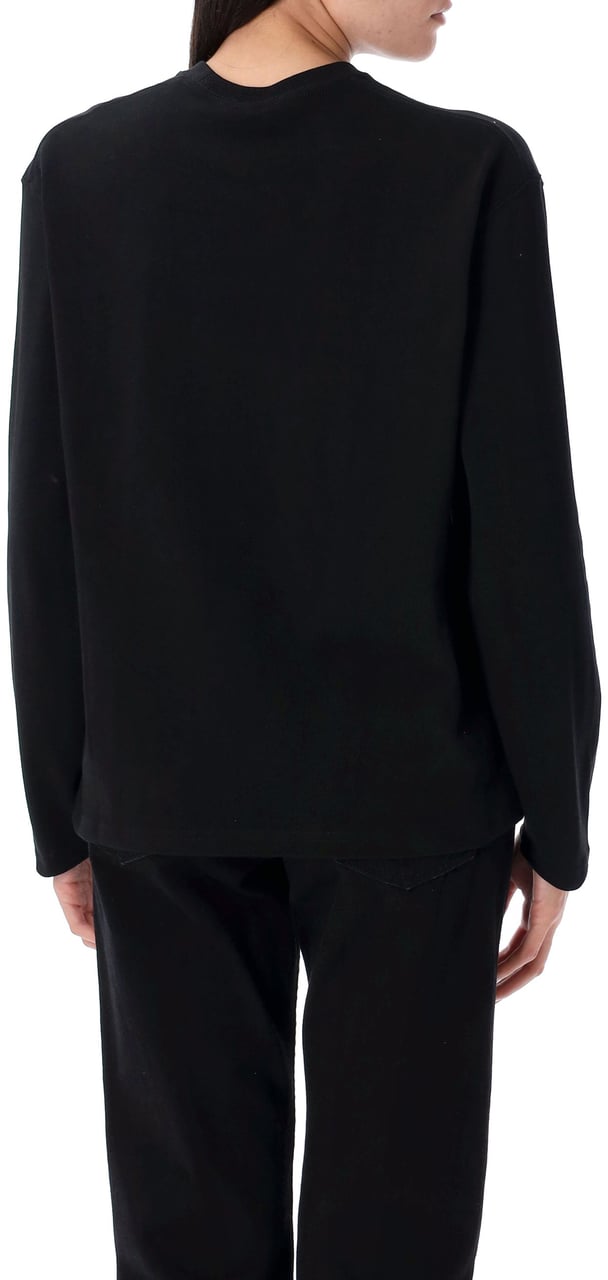 Ralph Lauren Tshirt Ls Nero Zwart